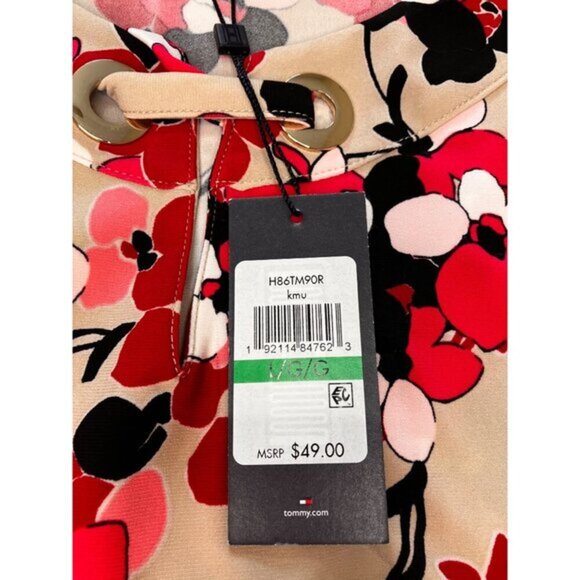 3 for $15 Tommy Hilfiger Sleeveless Clarice Floral Grommet Trim TOP, NWT L‎ - Picture 8 of 9